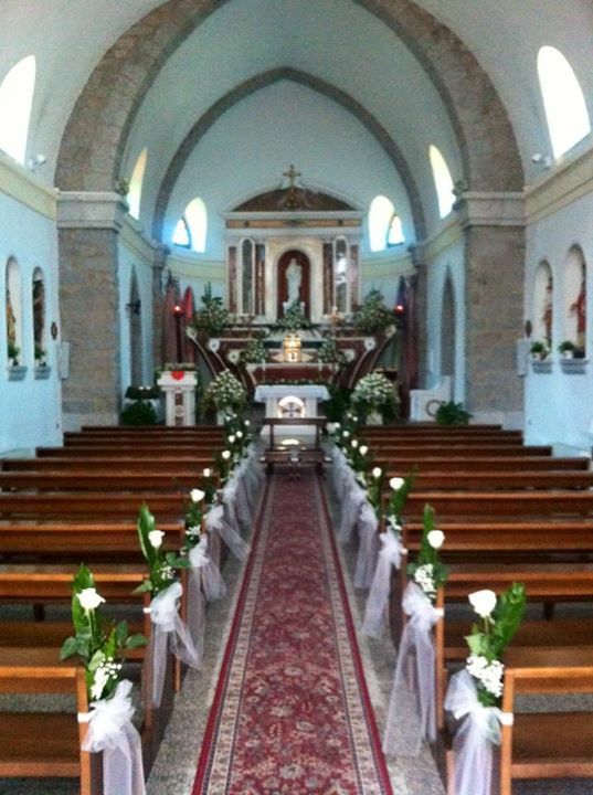 decorazione chiesa per matrimonio