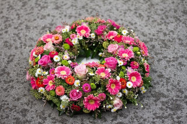 composizione floreale per festa