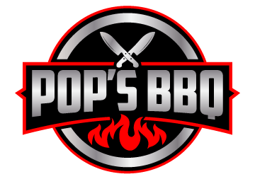 Pop's BBQ Iowa City Logo