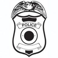 Police badge with eagle, 