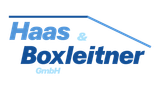Ein blau-weißes Logo für die Haas & Boxleitner GmbH