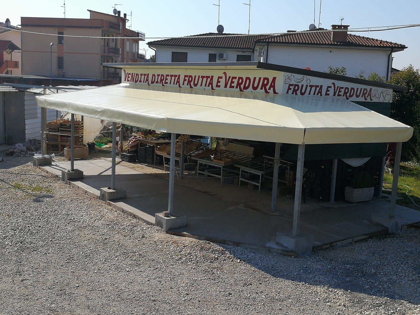 tenda da sole frutta e verdura
