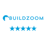 the buildzoom logo has five stars on it .
