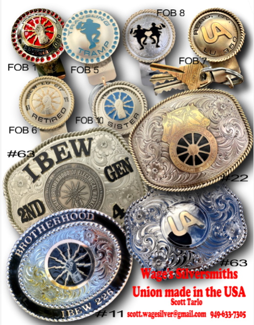 Silver Belt Buckles and FOB's