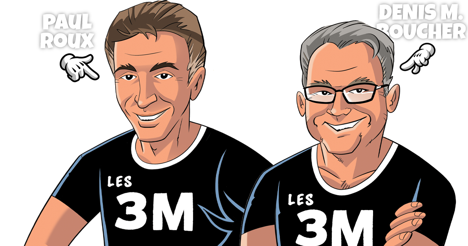 Un dessin de Paul Roux et Denis M. Boucher.