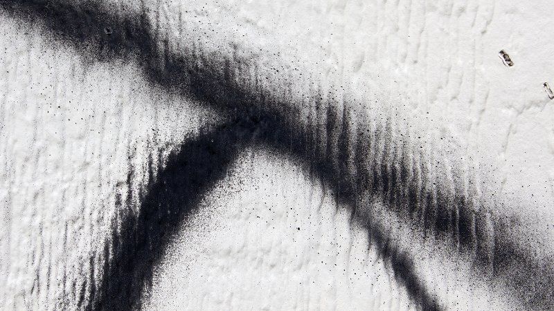 Graffiti Removal Services. Close-up of graffiti on a wall.