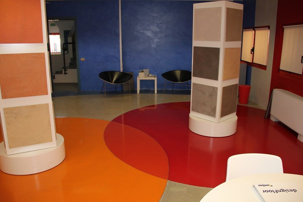 azienda, pavimenti in resina