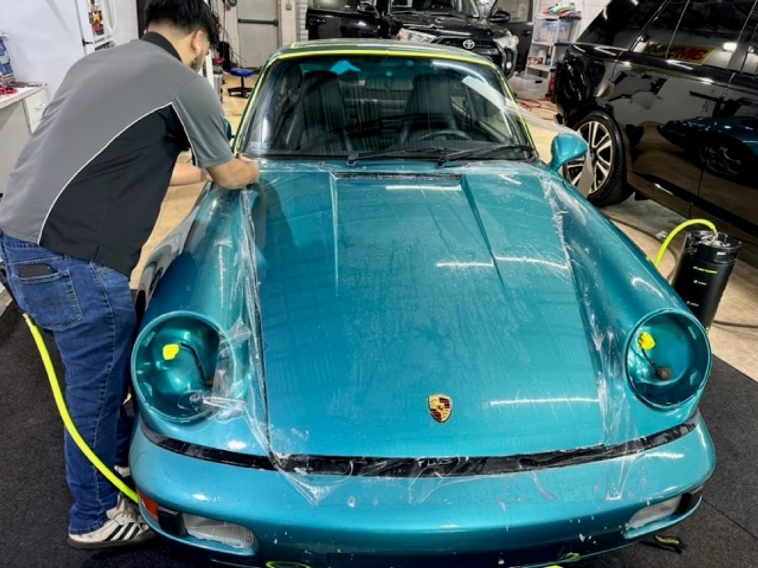 Huntsville car protected with paint protection film for long-term value.