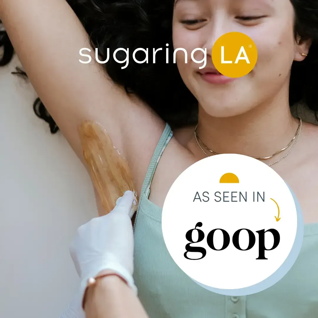 As seen in goop — armpit sugaring