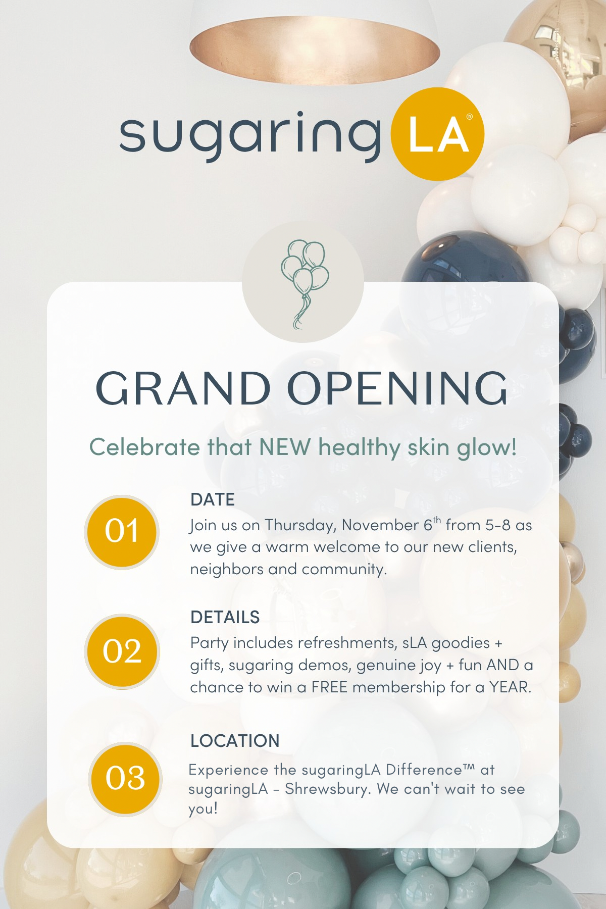 Grand Opening flyer