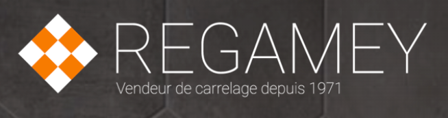 Un logo pour regamey avec un diamant au milieu