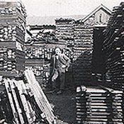 Abraham Shaw in the factory