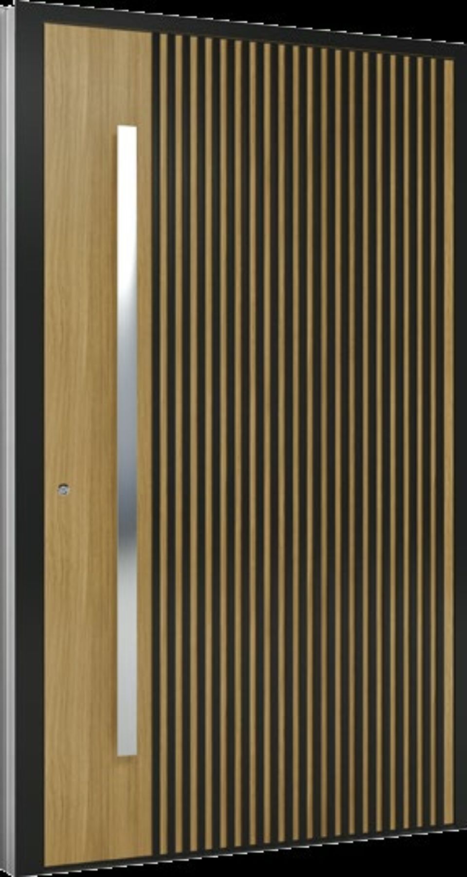 Portone d'ingresso a righe