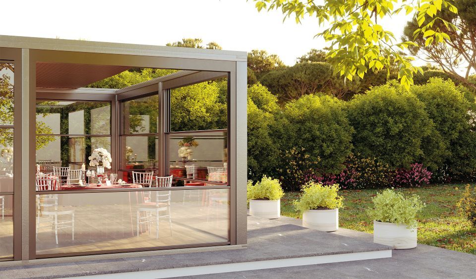 Vetrata panoramica di design