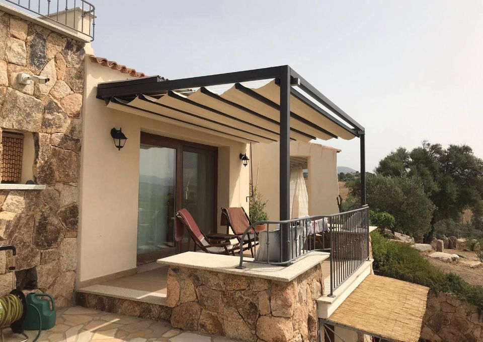 Pergola in alluminio