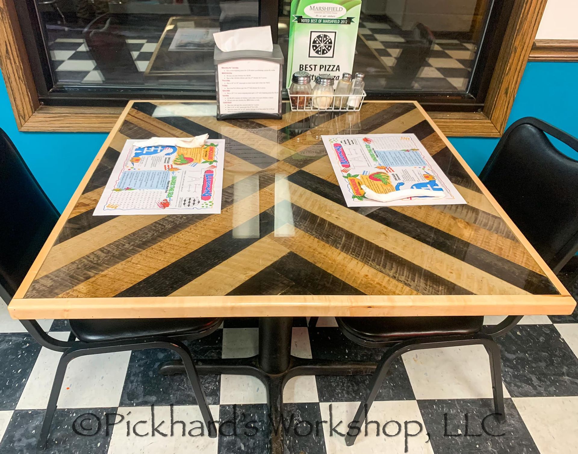 Pickhard's Workshop, Wood County WI, Marathon County WI, Marshfield WI, Hewitt WI, McMillan WI, Spencer WI, Spokeville WI, Unity WI, Colby WI, Abbotsford WI, Stratford WI, Auburndale WI, Junction City WI, Stevens Point WI, Arpin WI, Vesper WI, Pittsville WI, Granton WI, Neillsville WI, Lynn WI, Loyal WI, Greenwood WI, Carpentry, Carpenter, Carpenter Near Me, Home Improvement, Home Improvement Services Near Me, Custom Dining Table, Custom Coffee Table, Laser Engraving Near Me, Custom Laser Engraving, Photo Laser Engraving, CnC Engraving, Woodworking, Custom Woodworking, Custom Cutting Boards, Cutting boards, Table Design and Building, Custom Tables, Custom Wall Decor, Custom Flags, Military Flags, Police Flags, Custom American Flags, Epoxy Tables, Custom Epoxy Tables, Wood Countertops, Custom Wood Countertops, Wood Countertop Installation, Cabinet Installation, Cabinet Repair, Cabinet Repair Near Me