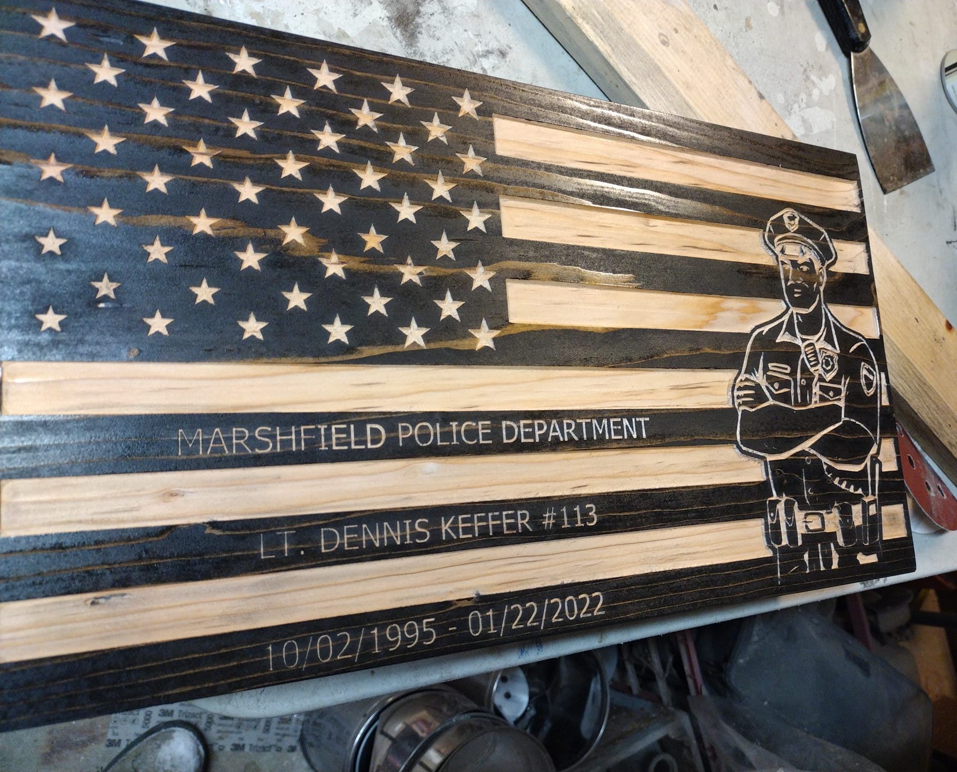 Pickhard's Workshop, Wood County WI, Marathon County WI, Marshfield WI, Hewitt WI, McMillan WI, Spencer WI, Spokeville WI, Unity WI, Colby WI, Abbotsford WI, Stratford WI, Auburndale WI, Junction City WI, Stevens Point WI, Arpin WI, Vesper WI, Pittsville WI, Granton WI, Neillsville WI, Lynn WI, Loyal WI, Greenwood WI, Carpentry, Carpenter, Carpenter Near Me, Home Improvement, Home Improvement Services Near Me, Custom Dining Table, Custom Coffee Table, Laser Engraving Near Me, Custom Laser Engraving, Photo Laser Engraving, CnC Engraving, Woodworking, Custom Woodworking, Custom Cutting Boards, Cutting boards, Table Design and Building, Custom Tables, Custom Wall Decor, Custom Flags, Military Flags, Police Flags, Custom American Flags, Epoxy Tables, Custom Epoxy Tables, Wood Countertops, Custom Wood Countertops, Wood Countertop Installation, Cabinet Installation, Cabinet Repair, Cabinet Repair Near Me