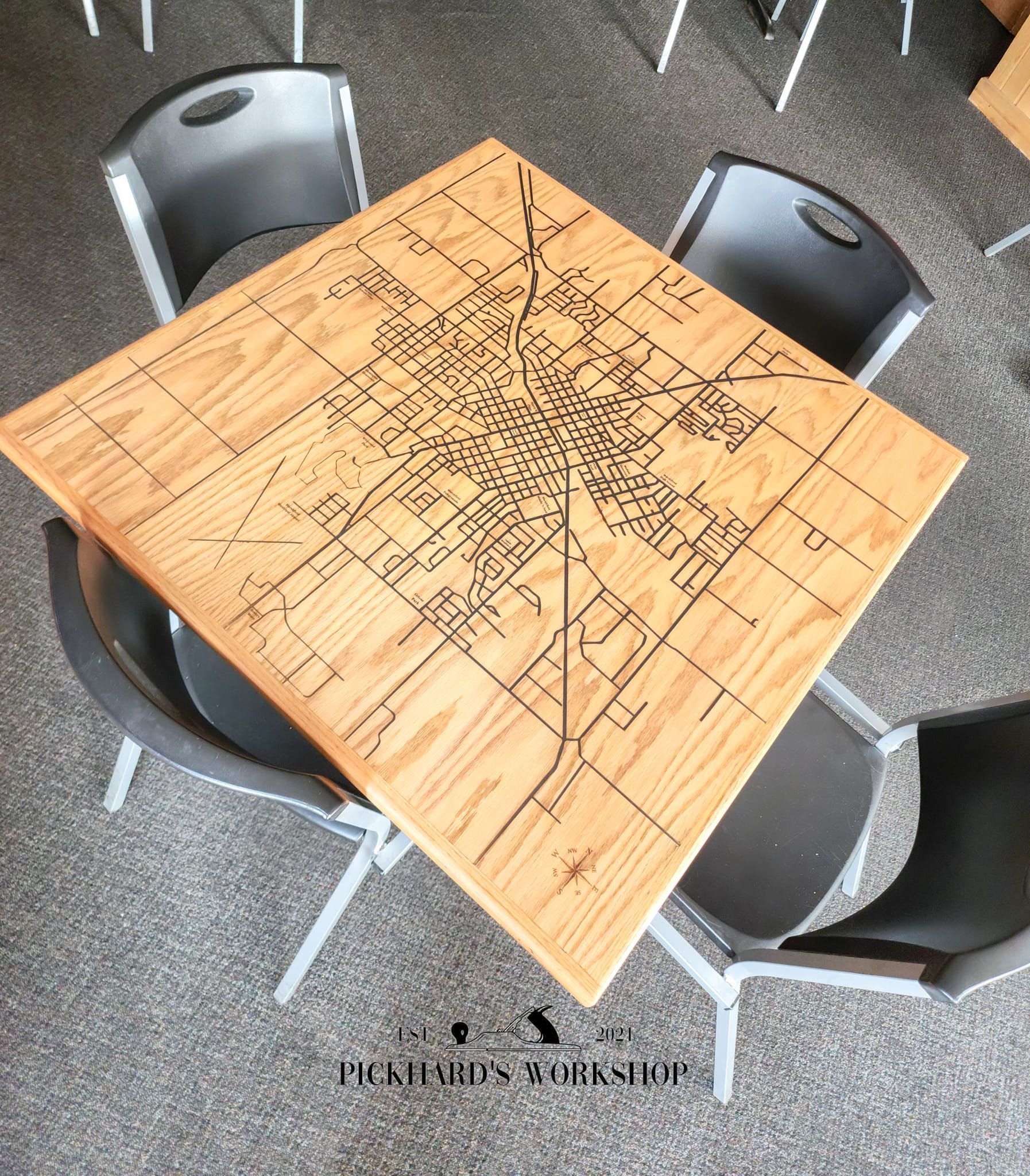 Pickhard's Workshop, Wood County WI, Marathon County WI, Marshfield WI, Hewitt WI, McMillan WI, Spencer WI, Spokeville WI, Unity WI, Colby WI, Abbotsford WI, Stratford WI, Auburndale WI, Junction City WI, Stevens Point WI, Arpin WI, Vesper WI, Pittsville WI, Granton WI, Neillsville WI, Lynn WI, Loyal WI, Greenwood WI, Carpentry, Carpenter, Carpenter Near Me, Home Improvement, Home Improvement Services Near Me, Custom Dining Table, Custom Coffee Table, Laser Engraving Near Me, Custom Laser Engraving, Photo Laser Engraving, CnC Engraving, Woodworking, Custom Woodworking, Custom Cutting Boards, Cutting boards, Table Design and Building, Custom Tables, Custom Wall Decor, Custom Flags, Military Flags, Police Flags, Custom American Flags, Epoxy Tables, Custom Epoxy Tables, Wood Countertops, Custom Wood Countertops, Wood Countertop Installation, Cabinet Installation, Cabinet Repair, Cabinet Repair Near Me