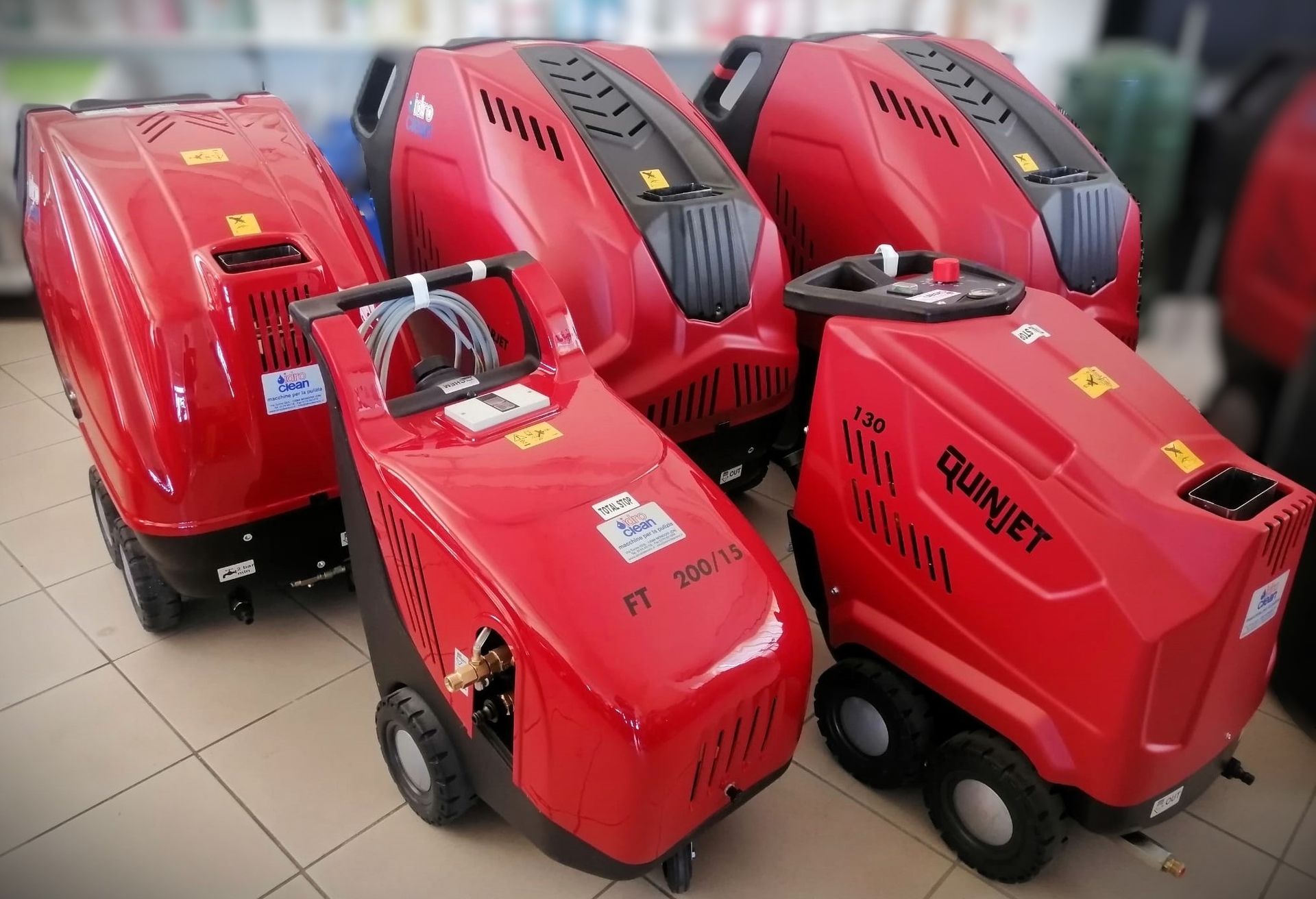 macchine per la pulizia