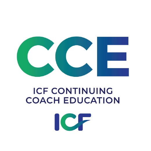 A logo for icf continuing coach education