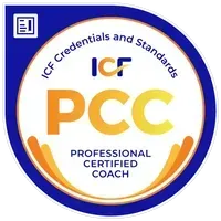Icf credentials and standards pcc professional certified coach logo