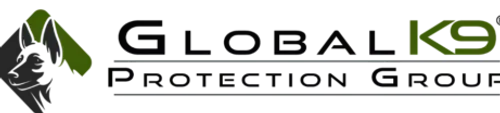 A logo for a company called global k9 protection group