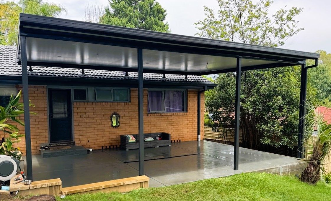 Exterior View of a Building With a Brown Roof and Window Frames — Narellan Home Improvement Centre In Narellan, NSW