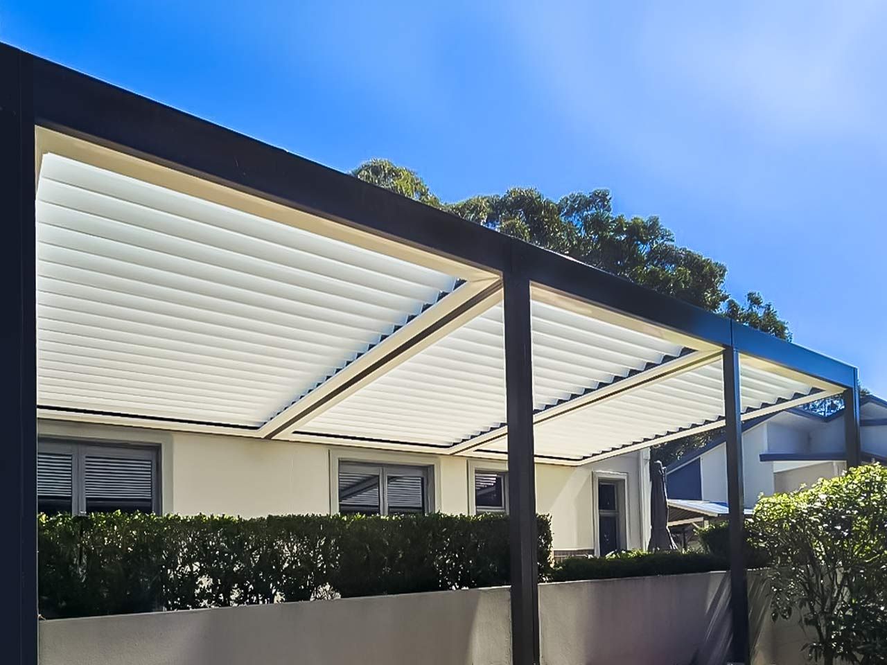 Pergola Over a House — Narellan Home Improvement Centre In Narellan, NSW