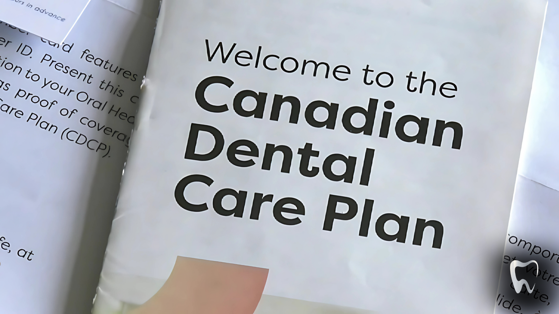 A welcome to the canadian dental care plan booklet