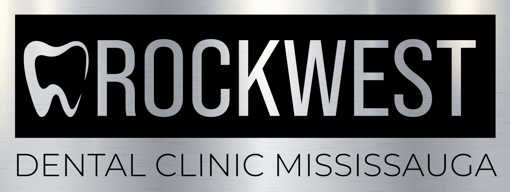 The logo for rockwest dental clinic mississauga