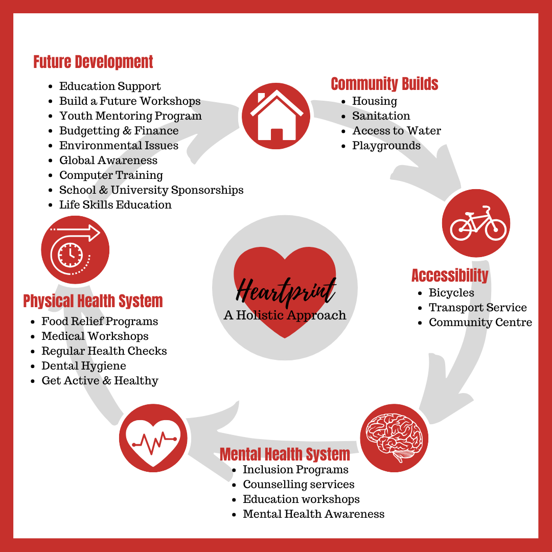 A diagram of a physical health system and mental health system
