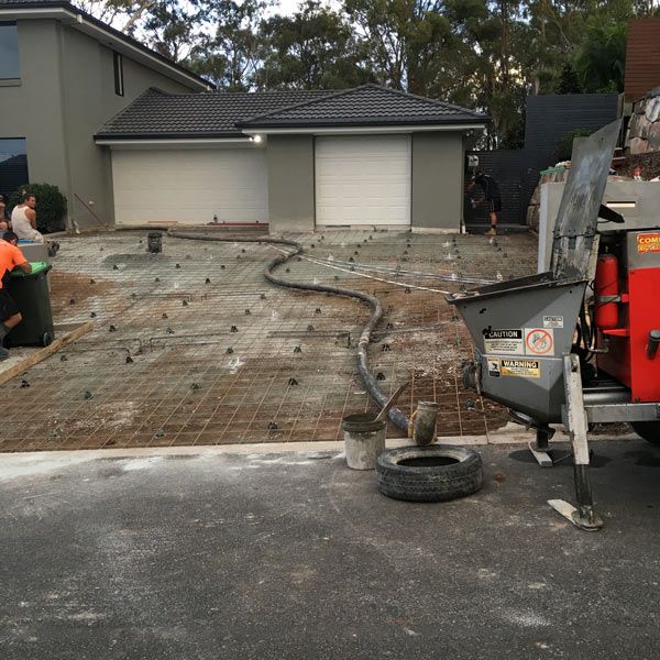 concrete driveway preparation