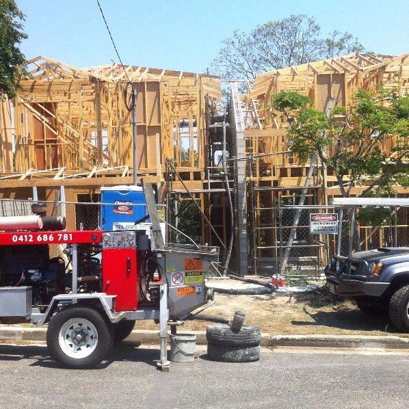 new home builds getting concrete driveways