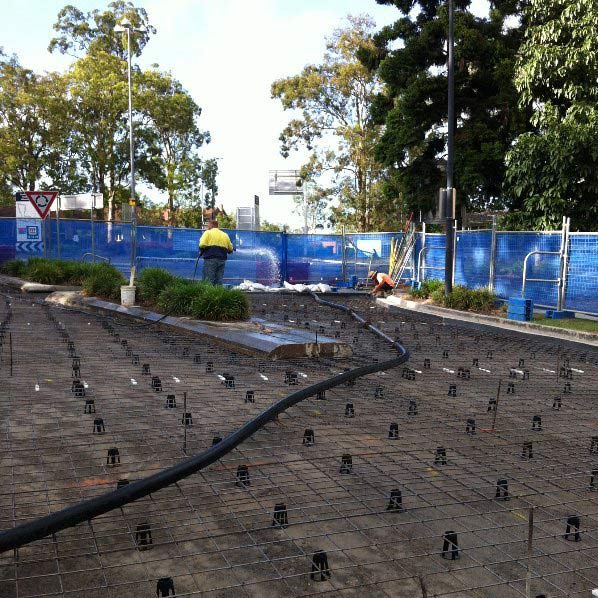 concrete pouring