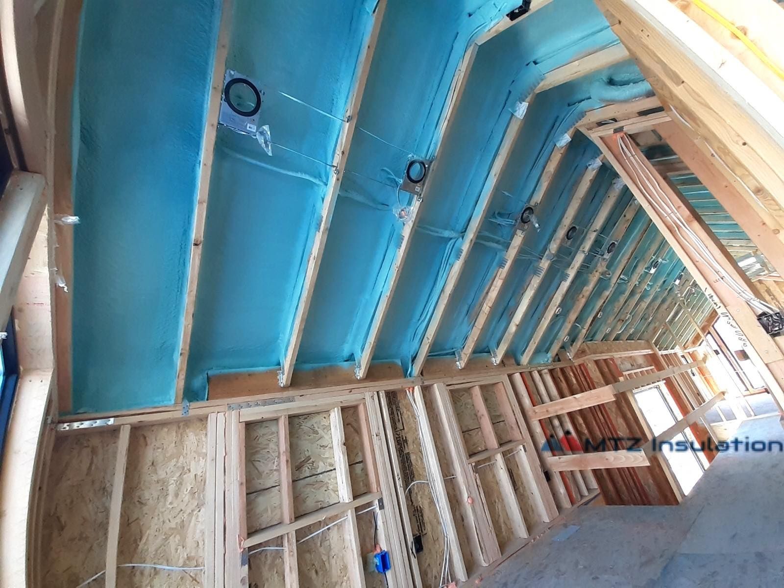 spray foam insulation installation