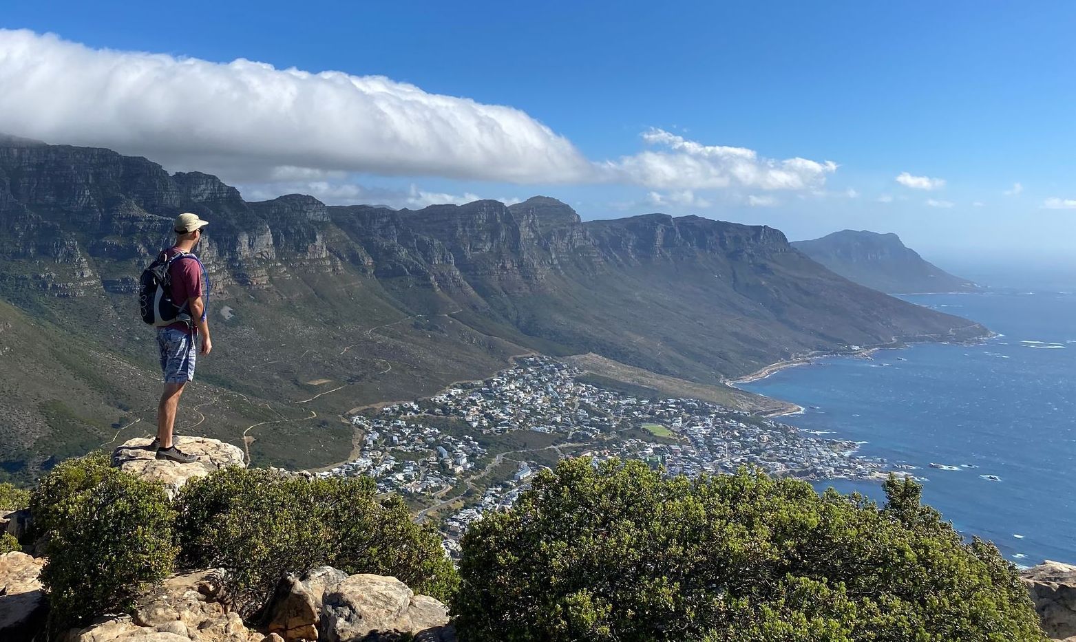 Vue sur les environs de Cap Town