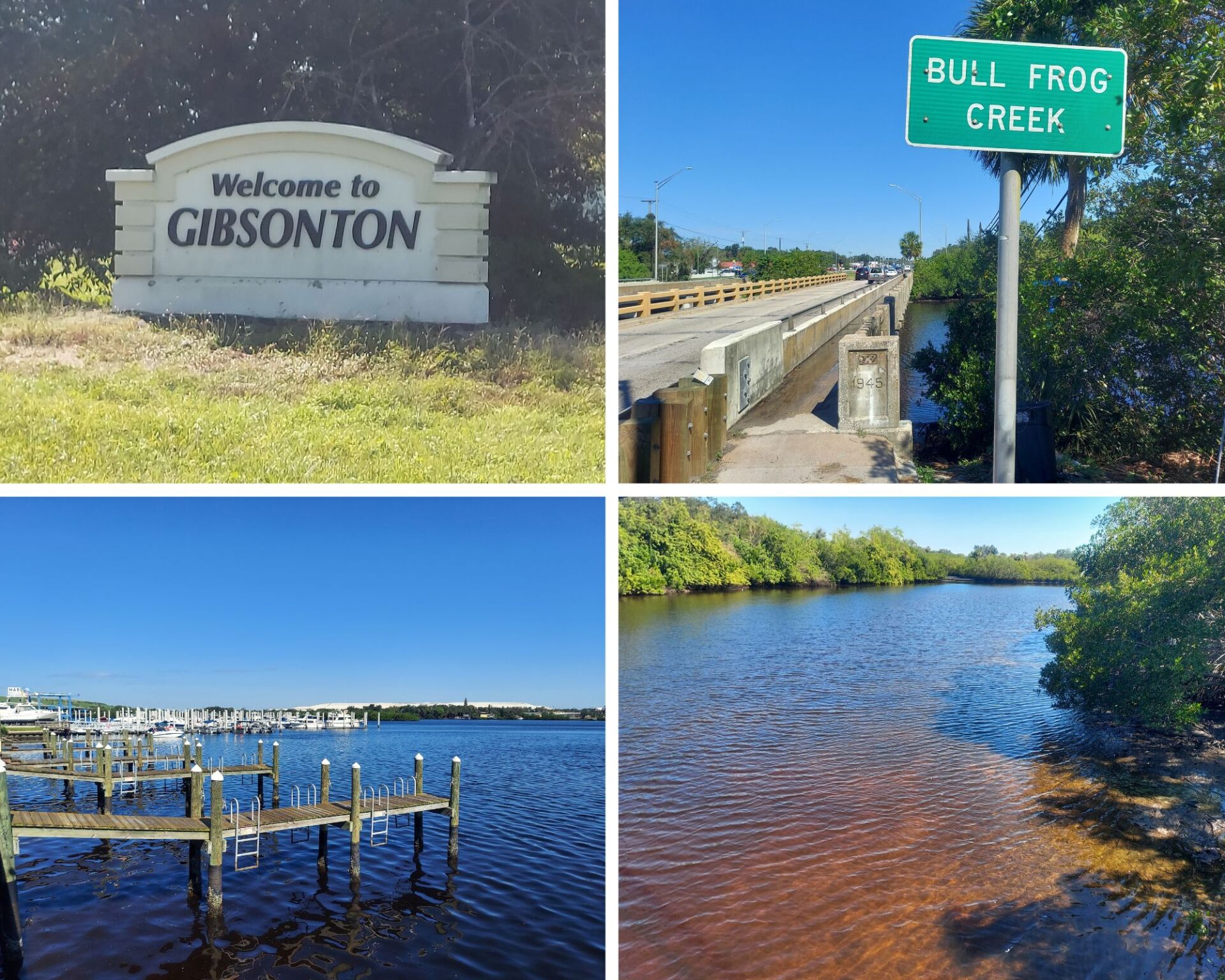 Gibsonton, Florida Photo Collage