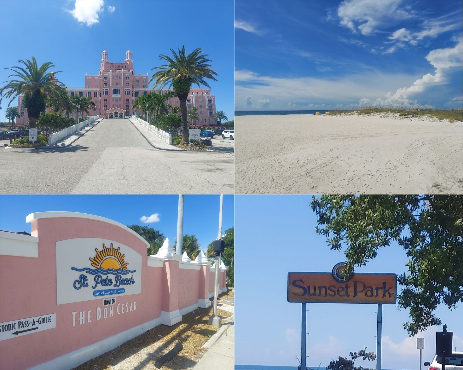 St. Pete Beach Florida Photo Collage