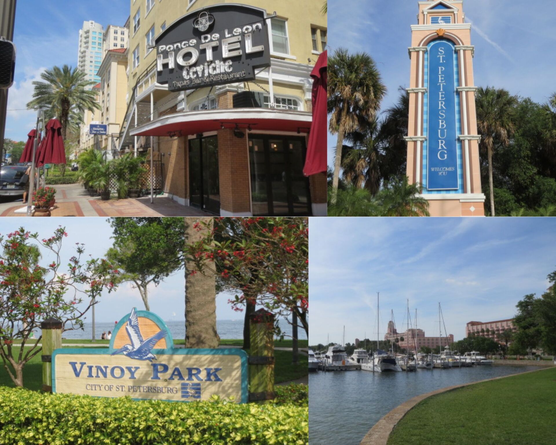 Collage of St. Petersburg, FL Landmarks