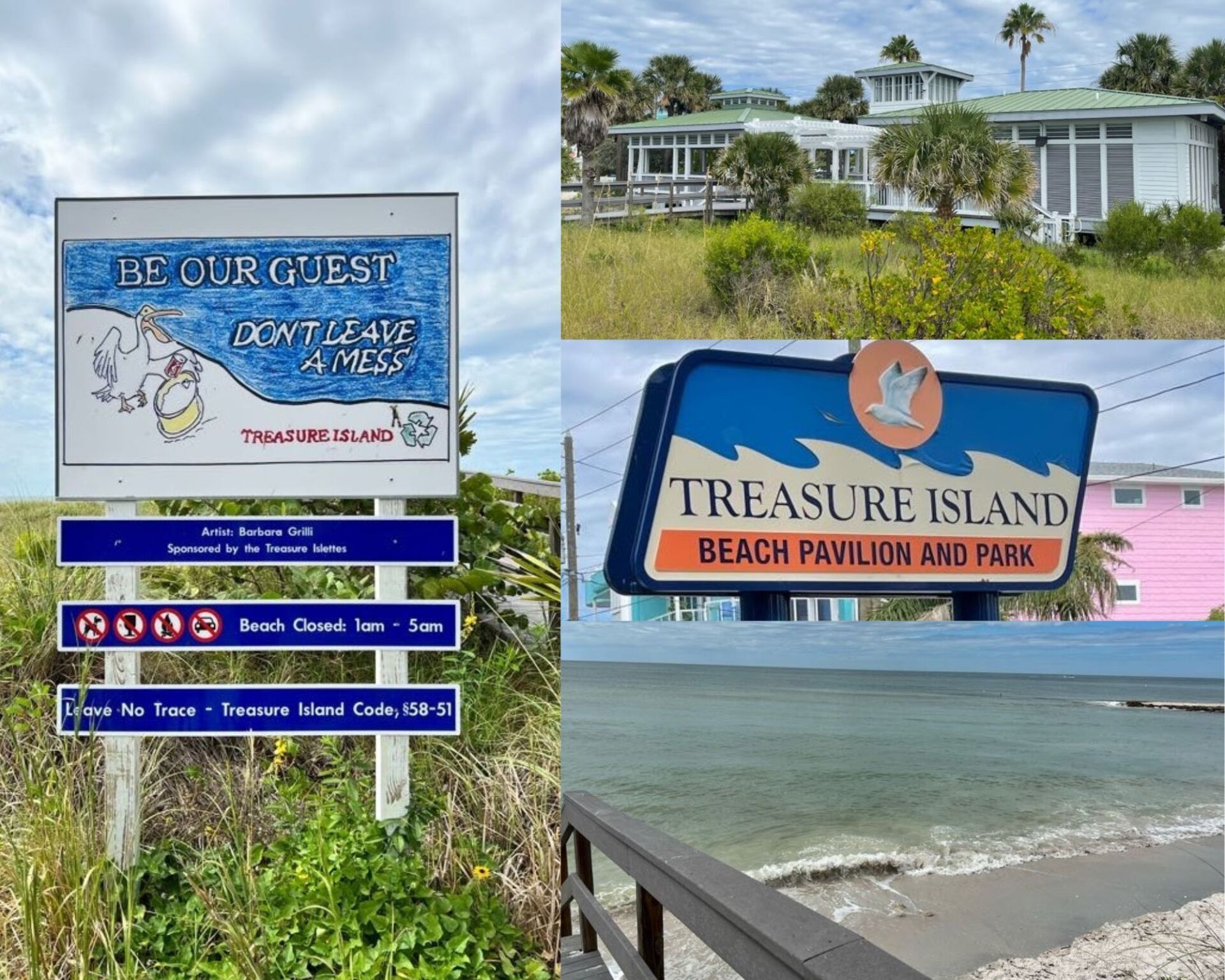 Treasure Island, Florida Photo Collage