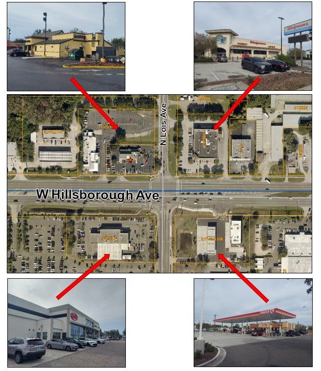 W Hillsborough & Lois Ave Tampa Florida Aerial With Images