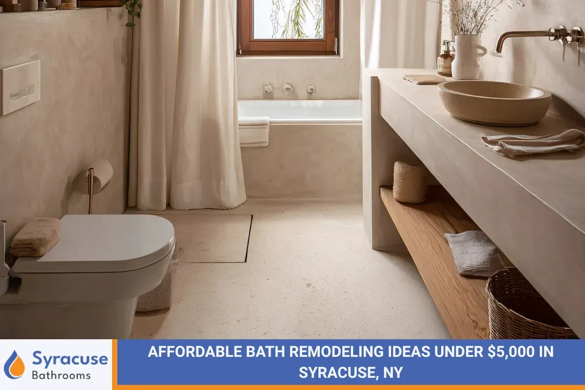 Affordable Bath Remodeling Ideas Under $5,000 in Syracuse, NY