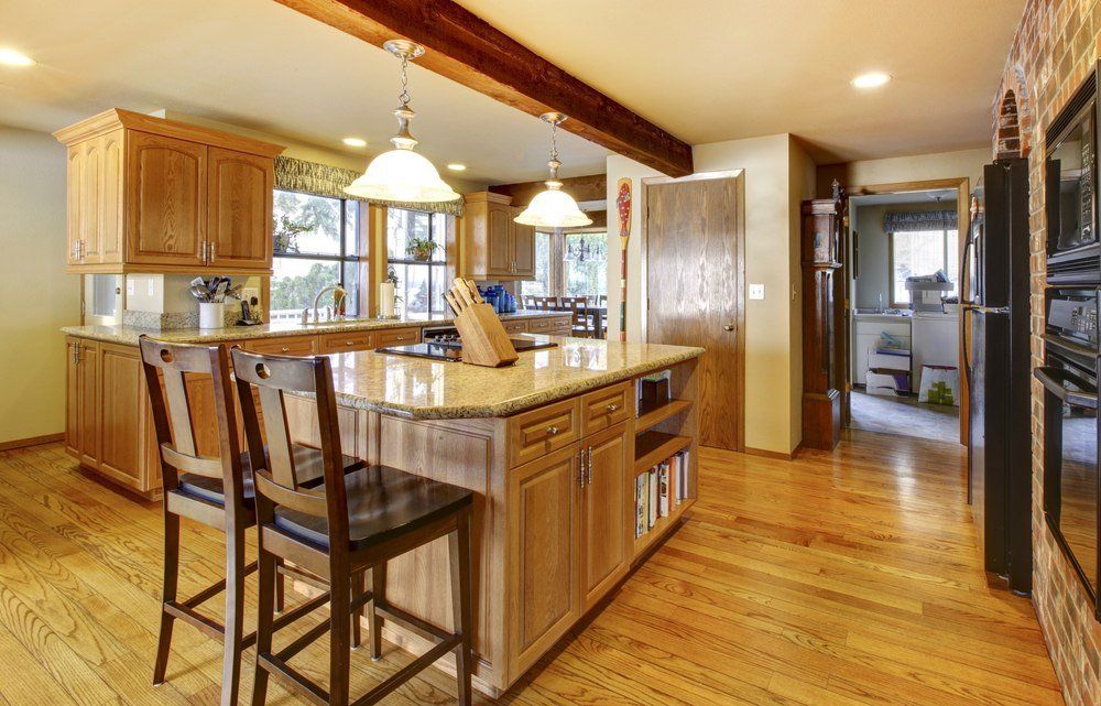 interno cucina in legno