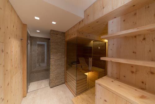sauna finlandese in legno