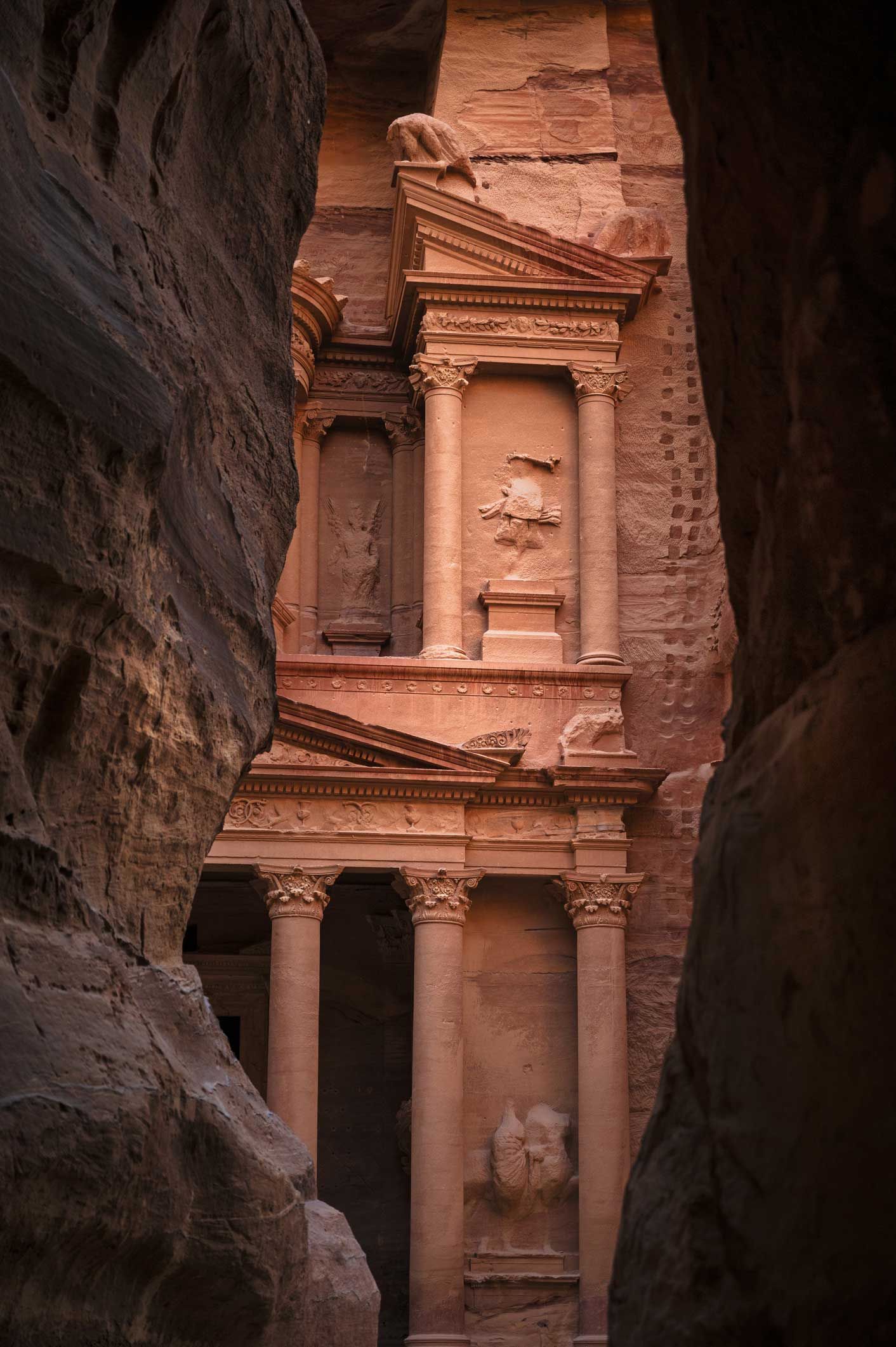 tempio di Petra in Giordania