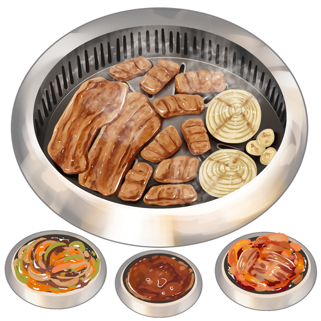 A stainless steel bowl filled with meat and vegetables