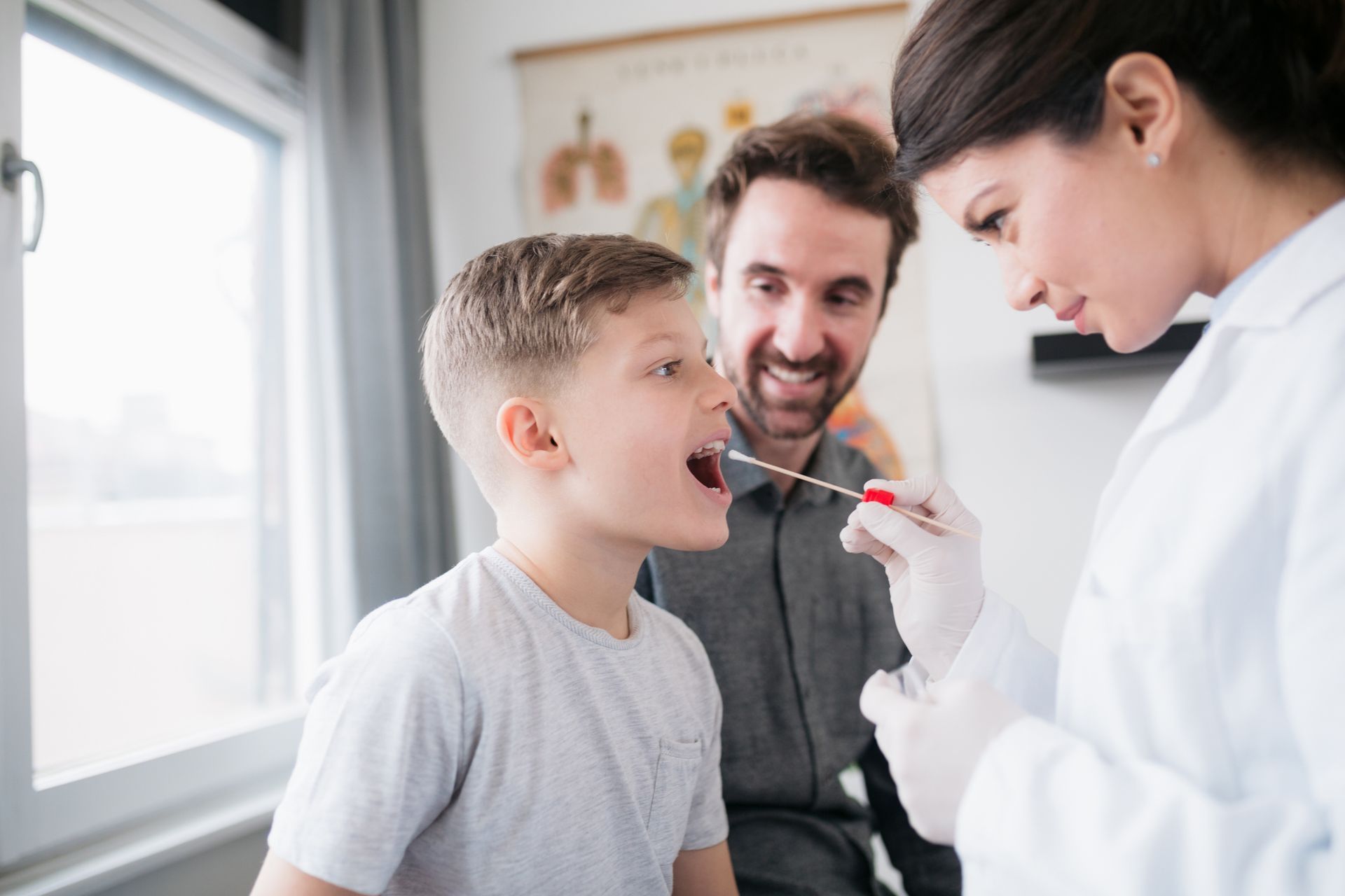 Kid Getting DNA Sample — Parrish, FL — Gene Wagon