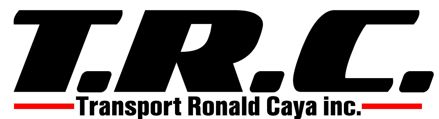 Le logo de trc transport ronald caya inc.