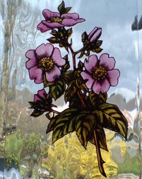 stained - glass - art - Wolverhampton - West Midlands - Glass Gallery - flowers