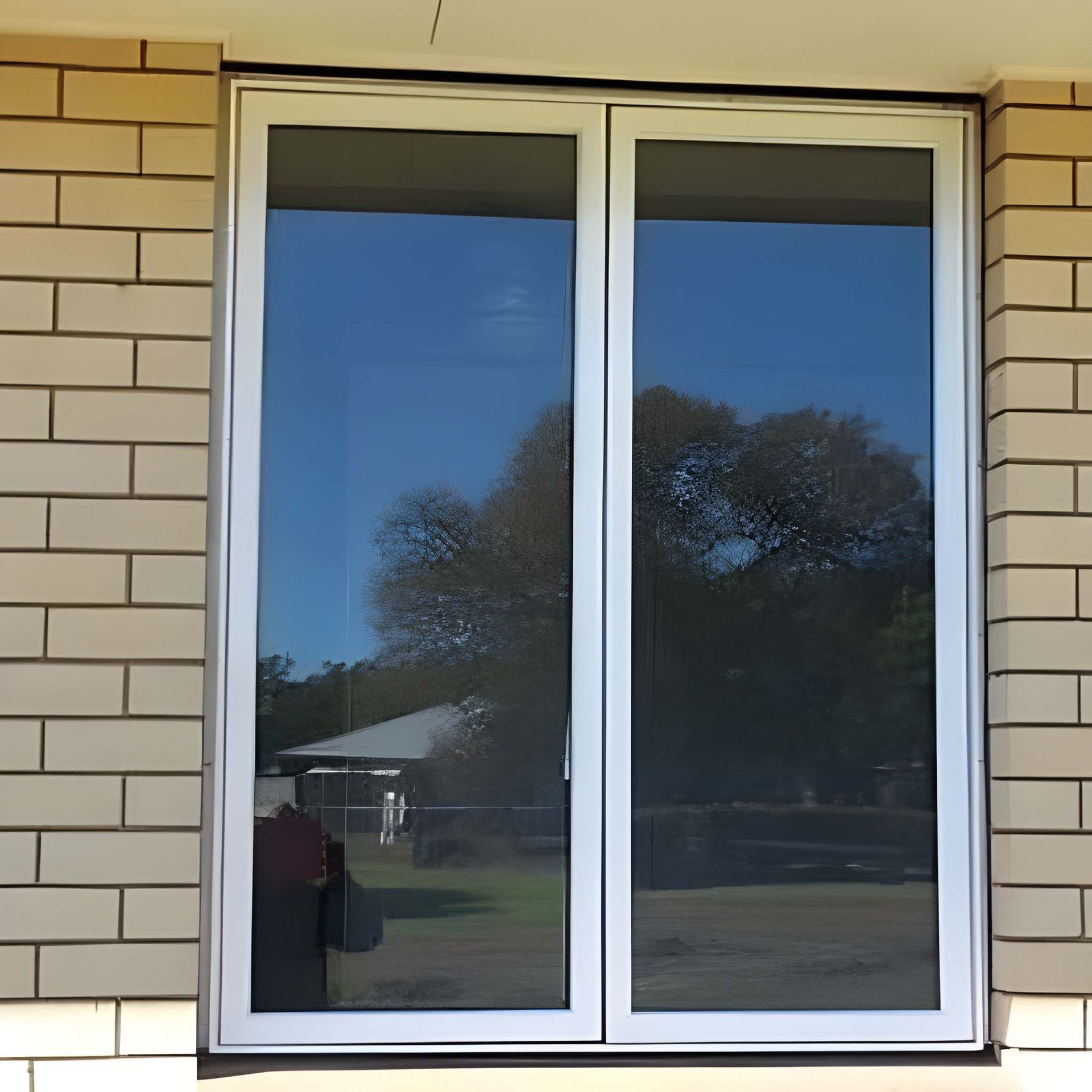 Two-Pane Window with White Frame — Downs Window Renewals in Harristown, QLD